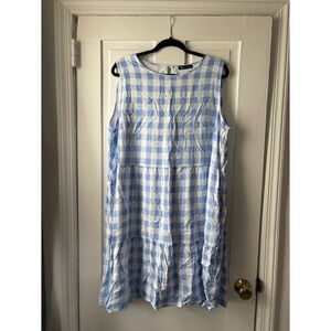 Gingham Dress with Pockets